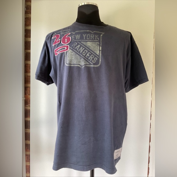 New York Rangers Vintage Navy Tee - Picture 1 of 8